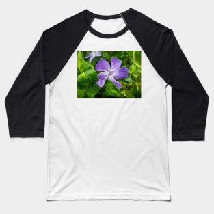 Purple flower Baseball T-Shirt